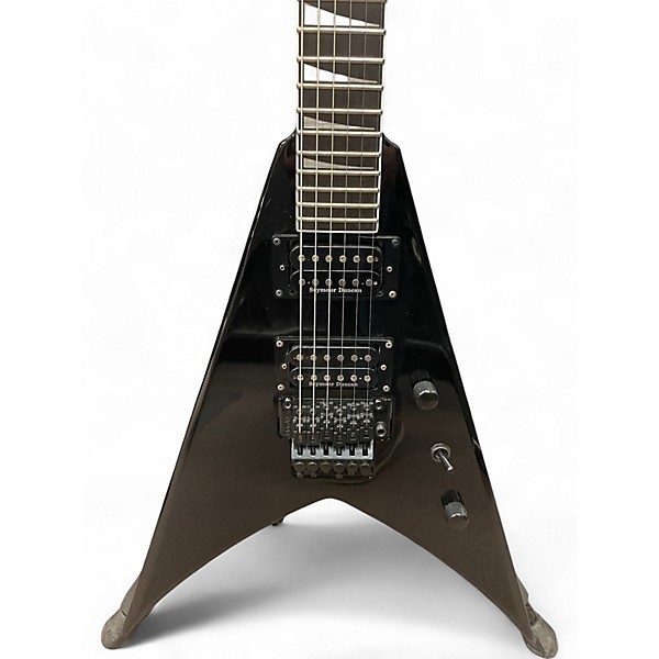 Used Jackson Pro Series King V Black Solid Body Electric Guitar