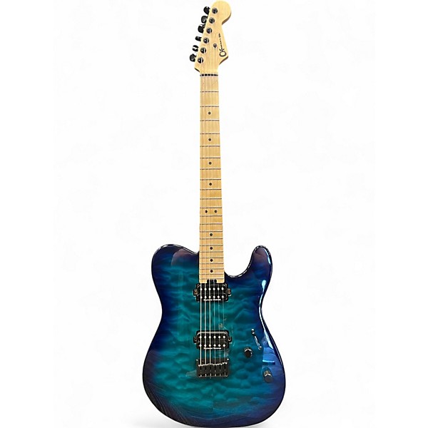 Used Charvel Pro Mod San Dimas HH HT Chlorine Burst Solid Body Electric Guitar