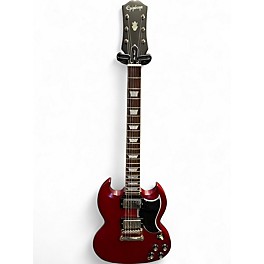 Used Epiphone SG Satin Red Solid Body Electric Guitar