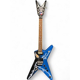Used Dean Dimebag Dean From Hell CFH Blue Solid Body Electric Guitar