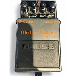 Used BOSS MT2 Metal Zone Distortion Effect Pedal