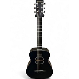 Used Martin LX Black Little Martin Matte Black Acoustic Guitar