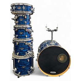 Used PDP by DW 6 Piece cx  blue pearl Drum Kit