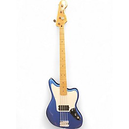 Used Squier Jaguar Bass Whale Blue Electric Bass Guitar