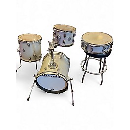 Used Ludwig 4 Piece Breakbeats By Questlove Silver Sparkle Drum Kit
