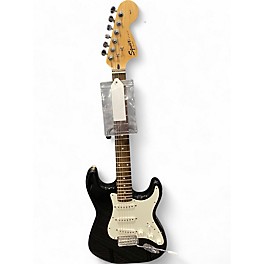 Used Squier Affinity Stratocaster Black Solid Body Electric Guitar