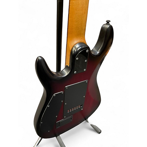 Used Sterling by Music Man JASON RICHARDSON 7 STRING RED BURL Solid Body Electric Guitar