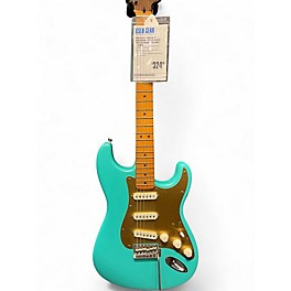 Used 2022 Squier 40TH ANNIVERSARY STRATOCASTER Seafoam Green Solid Body Electric Guitar
