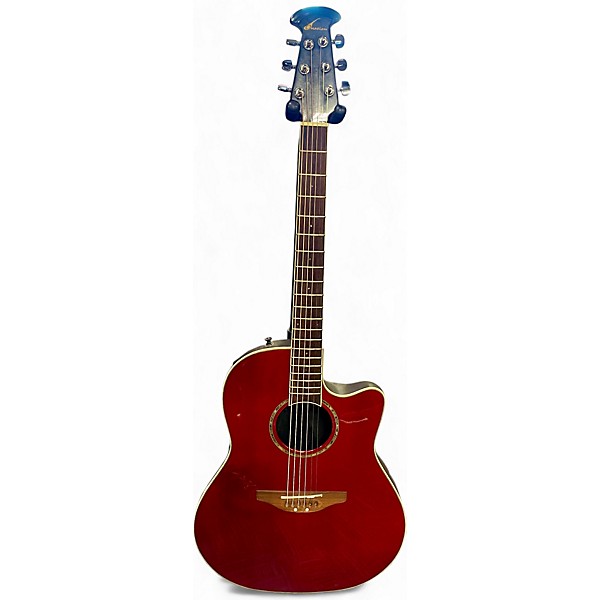 Used Ovation CS28-RR Wine Red Acoustic Electric Guitar,New Products : American Fashion Style Bags On Sale