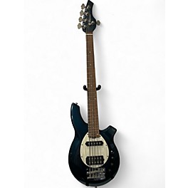 Used Ernie Ball Music Man Bongo 5 HH Blue Sapphire Electric Bass Guitar