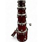 Used Gretsch Drums 6 Piece Catalina Maple Wine Red Drum Kit