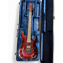 Used Schecter Guitar Research C1 Apocalypse Red Solid Body Electric Guitar
