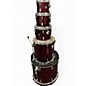 Used TAMA 6 Piece Imperialstar Flat Red Drum Kit thumbnail