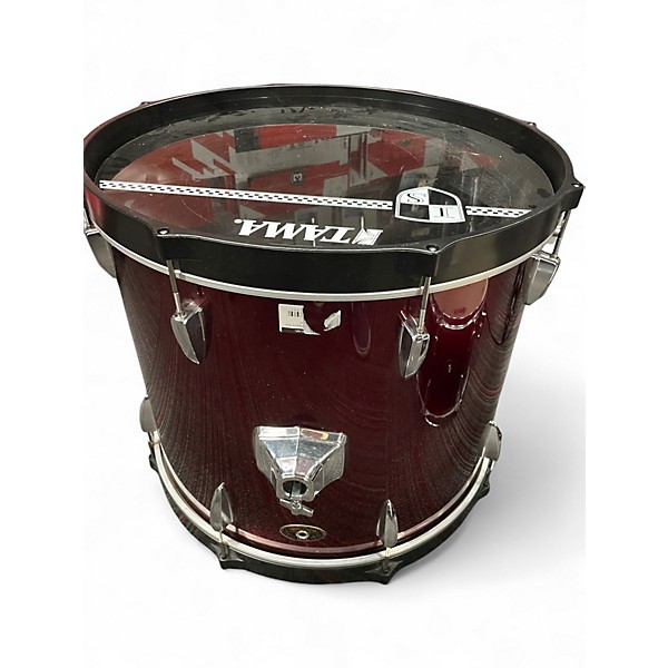 Used TAMA 6 Piece Imperialstar Flat Red Drum Kit