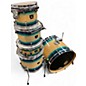 Used TAMA 5 Piece SUPERSTAR CLASSIC Sapphire Fade Lacebark Pine Drum Kit
