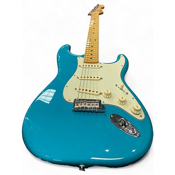 Used Fender American Professional II Stratocaster MIAMI BLUE Solid Body Electric Guitar