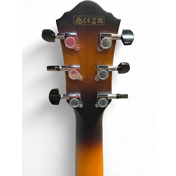 Used Ibanez AEWC400 Amber Sunburst Acoustic Electric Guitar