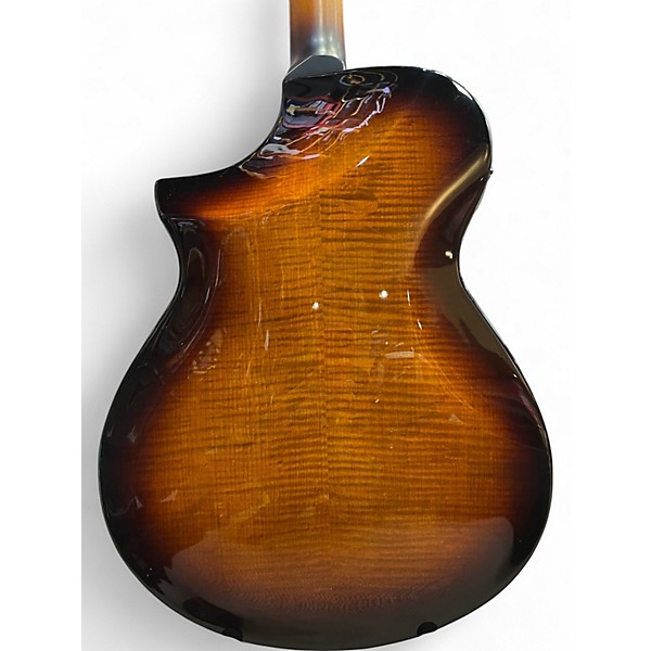 Used Ibanez AEWC400 Amber Sunburst Acoustic Electric Guitar