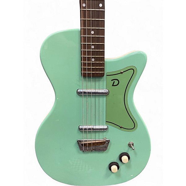 Used Danelectro 56 u2 reissue Surf Green Solid Body Electric
