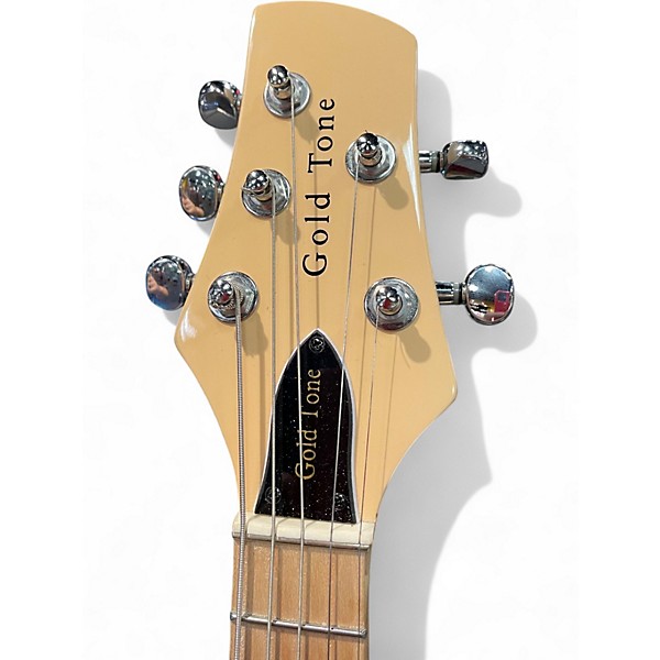 Used Gold Tone GME-5/L CREAM Solid Body Electric Guitar