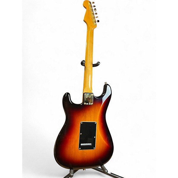 Used Fender Artist Series Stevie Ray Vaughan Stratocaster Sunburst Solid Body Electric Guitar