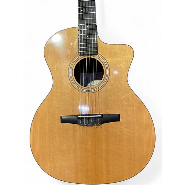 Used Taylor 214CEN Natural Classical Acoustic Electric Guitar
