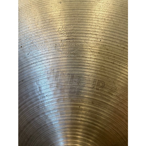 Vintage 1960s Zildjian 22in A Series Mini Cup Ride Cymbal