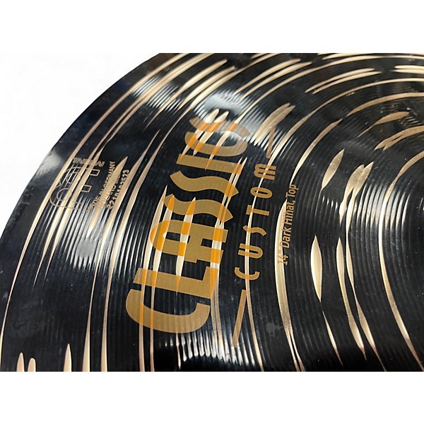 Used MEINL 14in Classics Custom 14" Dark Hihat Pair Cymbal