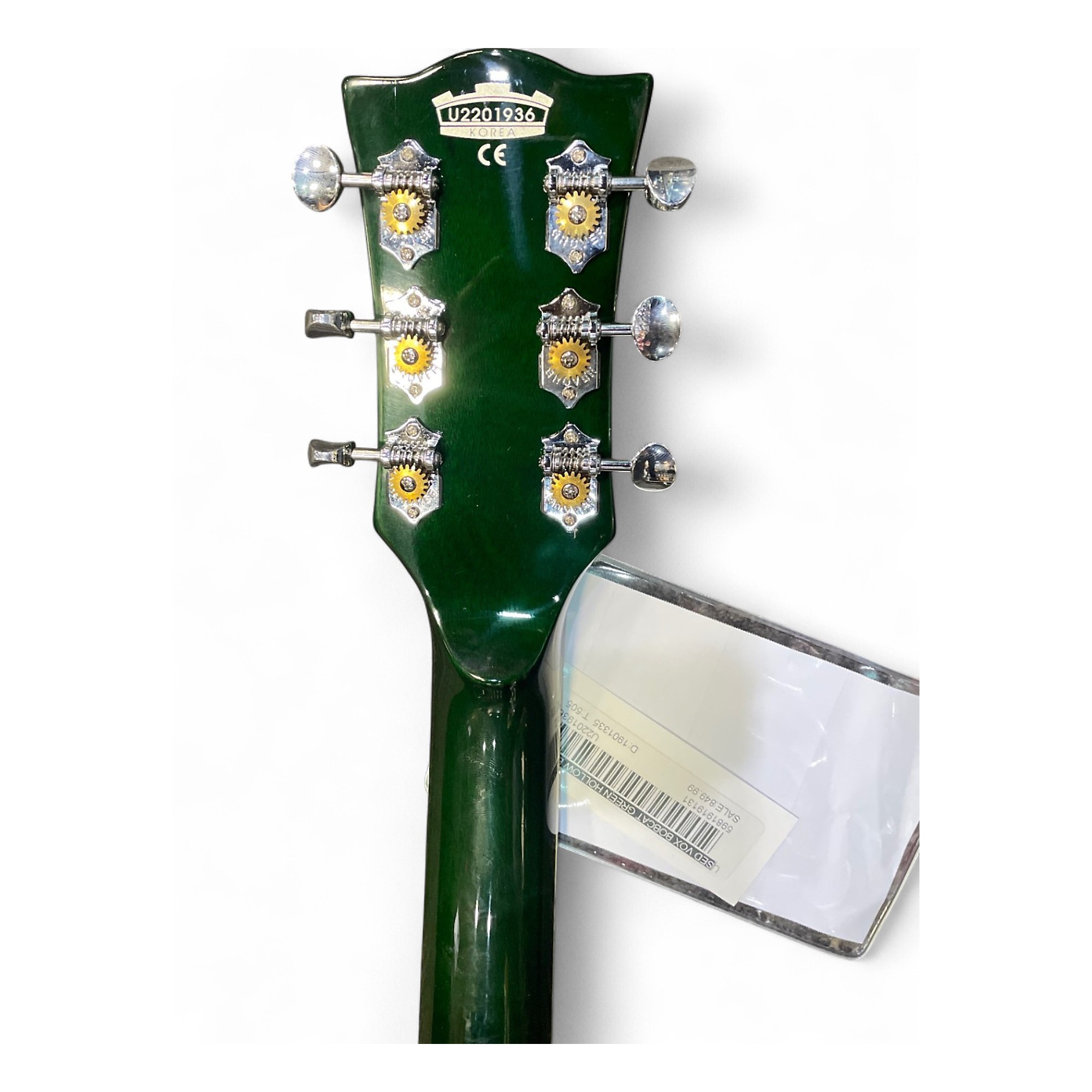 Used VOX BOBCAT Green Hollow Body Electric Guitar Green