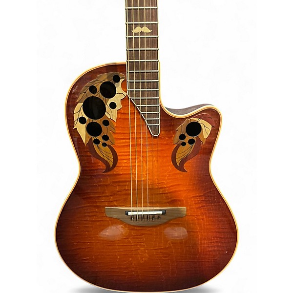 Vintage 1998 Ovation Collector Series 98' Heritage Sunburst Acoustic Electric Guitar