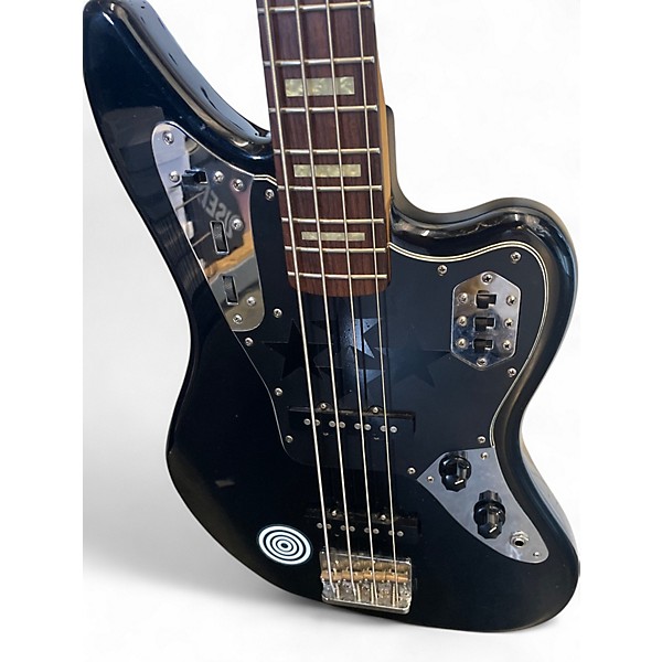 Used Fender Jaguar Bass Black Electric Bass Guitar
