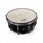Used Slingerland 14in taiwan snare Black Drum thumbnail