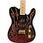 Used Fender Artist Series James Burton Telecaster RED PAISLEY Solid Body Electric Guitar