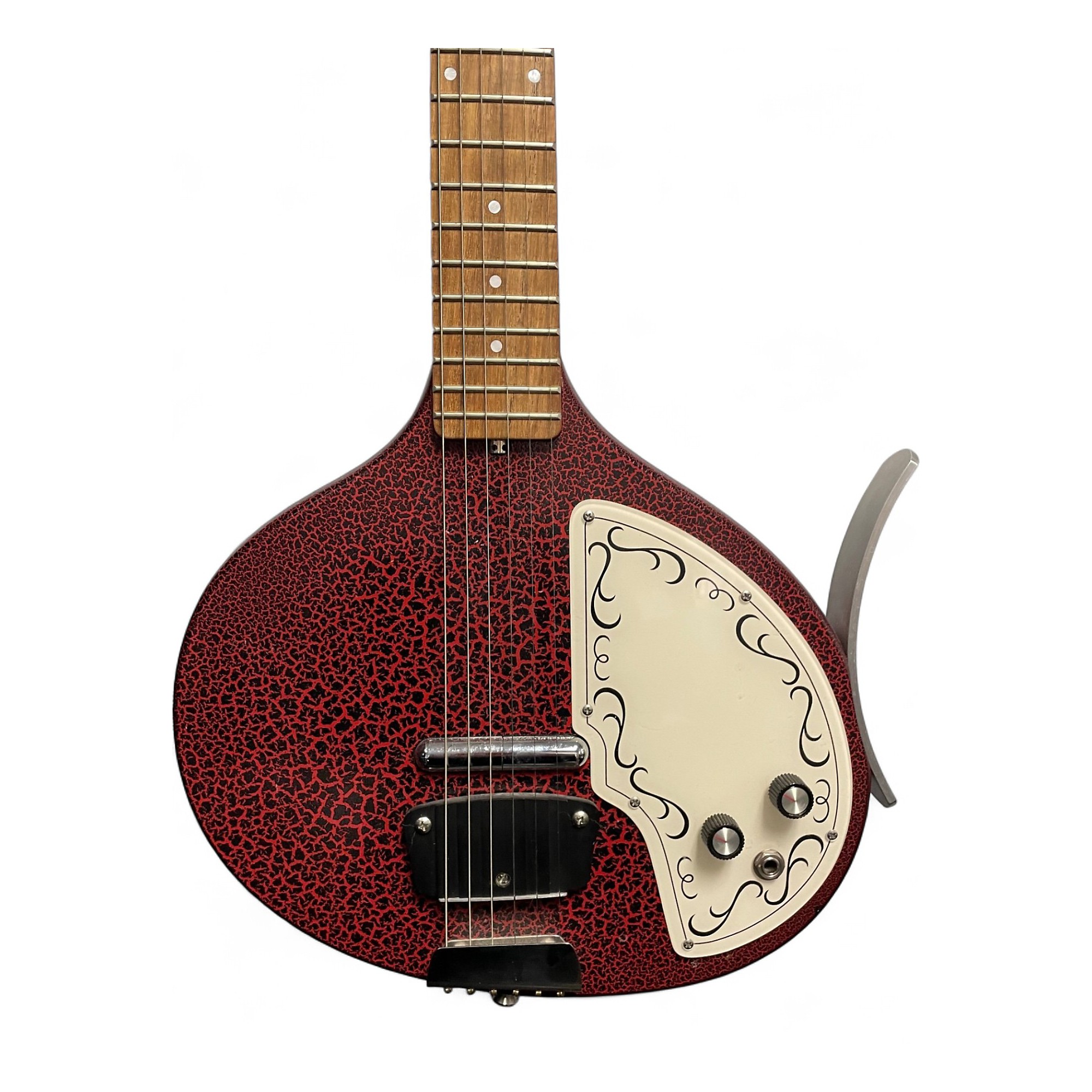 ギター Jerry Jones \"Baby Sitar\" green crack Jerry Jones 