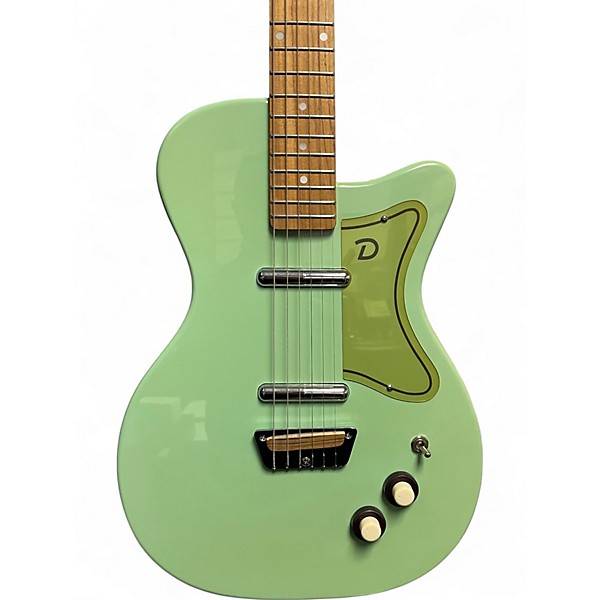 Used Danelectro 56 U-2 nifty aqua Solid Body Electric Guitar