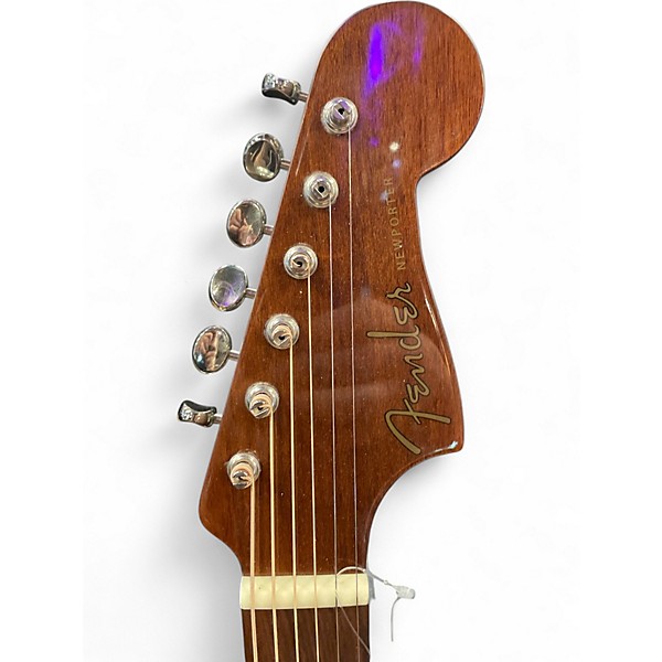 Used Fender NEWPORTER BROWN BURST Acoustic Electric Guitar