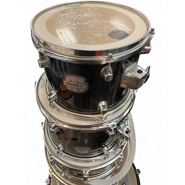 Used Mapex 5 Piece Voyager Black Drum Kit