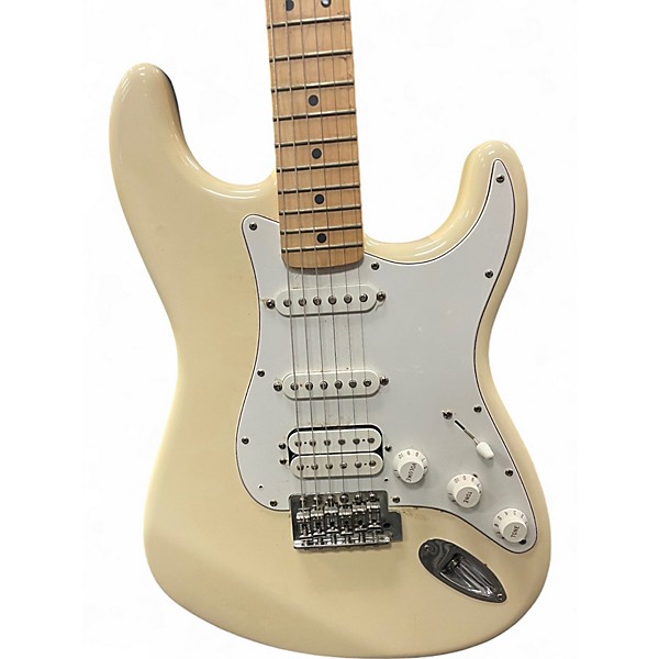 Used 2007 Fender Player Stratocaster HSS WHITE Solid Body Electric Guitar