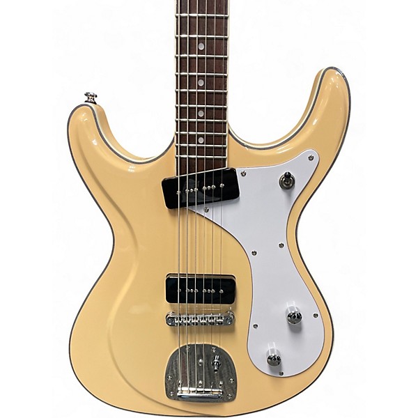 Used Eastwood SIDEJACK BARITONE Vintage Cream Solid Body Electric Guitar