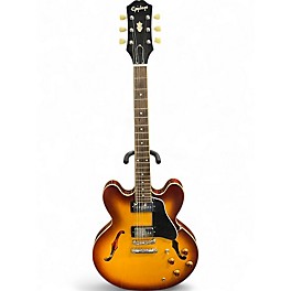 Used Epiphone inspired by gibson 335 ice tea Hollow Body Electric Guitar