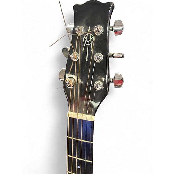 Vintage 1990 Alvarez DY87TBK Black Acoustic Electric Guitar