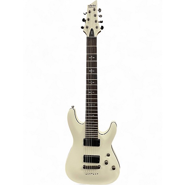 Used Schecter Guitar Research Demon 7 String WHITE Solid Body Electric Guitar,New Products : American Fashion Style Bags On Sale