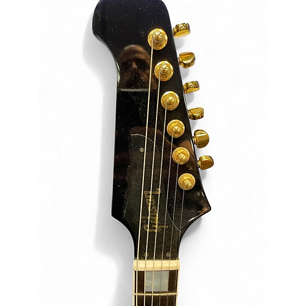 Used Gibson Firebird Custom Black Solid Body Electric Guitar