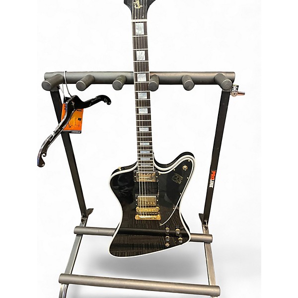 Used Gibson Firebird Custom Black Solid Body Electric Guitar