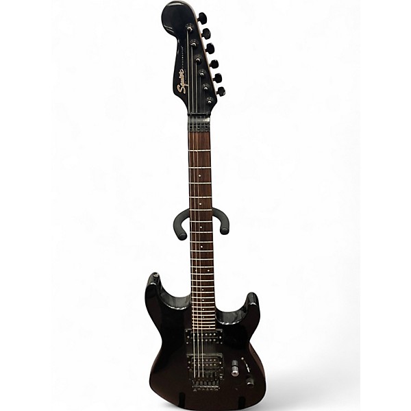 Used Squier Stratocaster Stagemaster Black Solid Body Electric Guitar