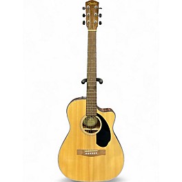 Used Fender CC60SCE Natural Acoustic Electric Guitar