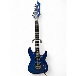 Used Dean c350f Blue Solid Body Electric Guitar