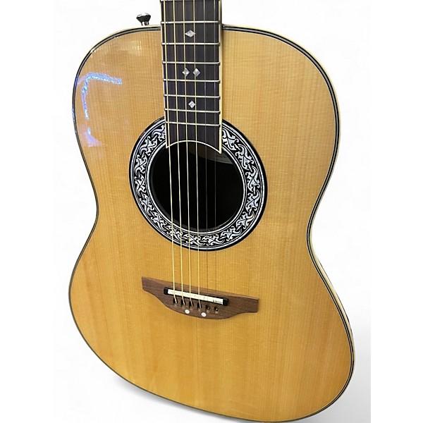 Used Ovation 1627VL Natural Acoustic Electric Guitar