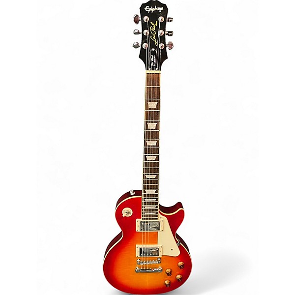 Used Epiphone Les Paul Standard Cherry Sunburst Solid Body Electric Guitar