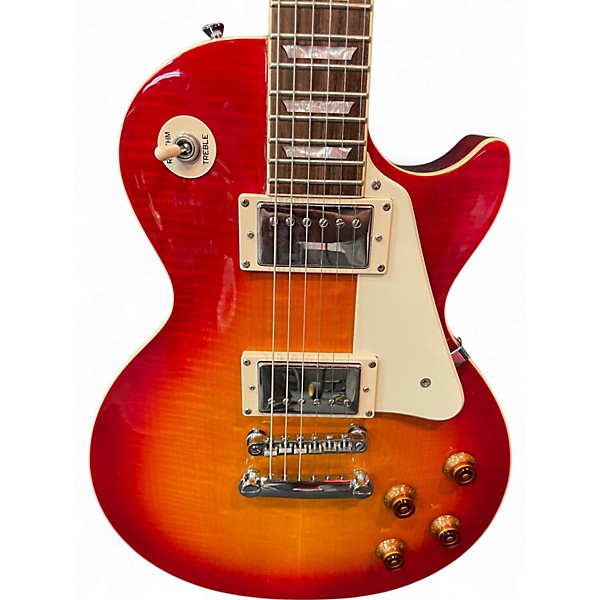 Used Epiphone Les Paul Standard Cherry Sunburst Solid Body Electric Guitar